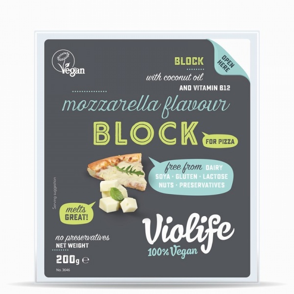 Vegan Mozzarella Style Block 200g